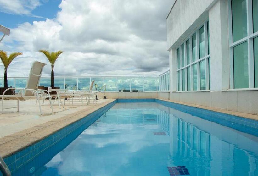 带1个卧室的豪华公寓, Apartamento Moderno E Aconchegante Com Vista Para A Esplanada