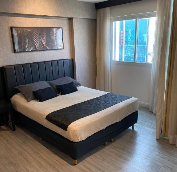 带1个卧室的豪华公寓, Apartamento Moderno E Aconchegante Com Vista Para A Esplanada