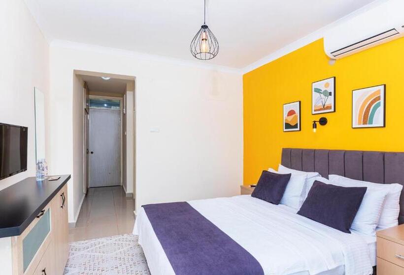اتاق استاندارد با چشم‌انداز کوهستان, Ki̇raz Beach Otel