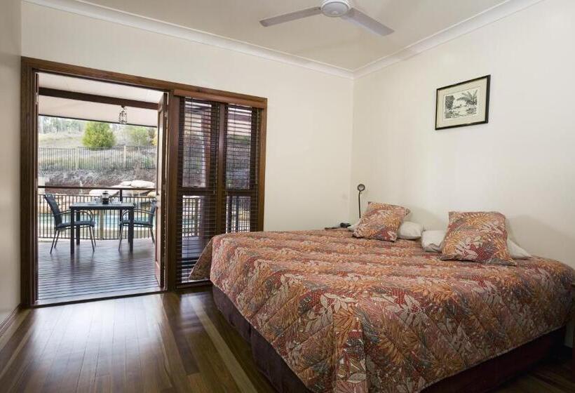带泳池观景的豪华房, The Summit Bed & Breakfast
