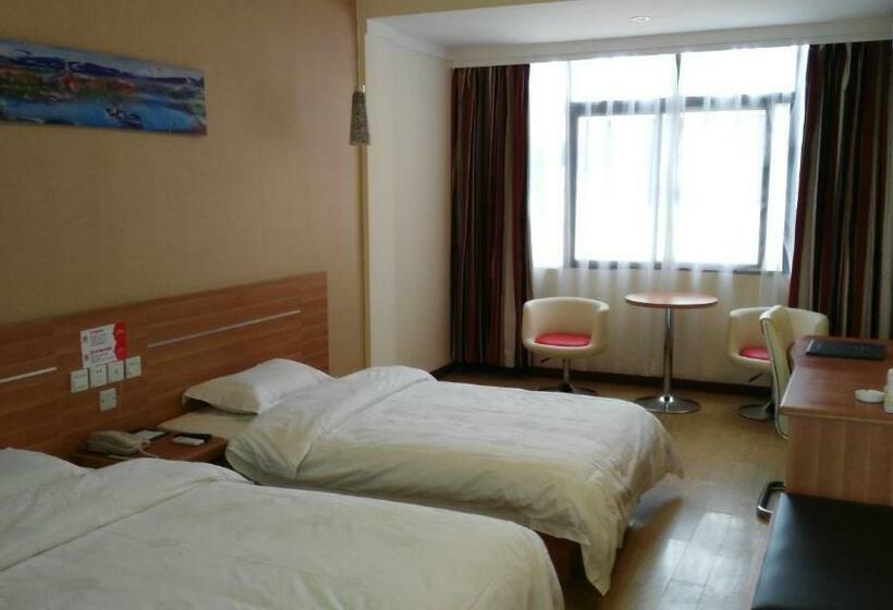 Номер Стандарт, Thank Inn Chain Hotel Henan Xinyang Train Station Gongqu Road