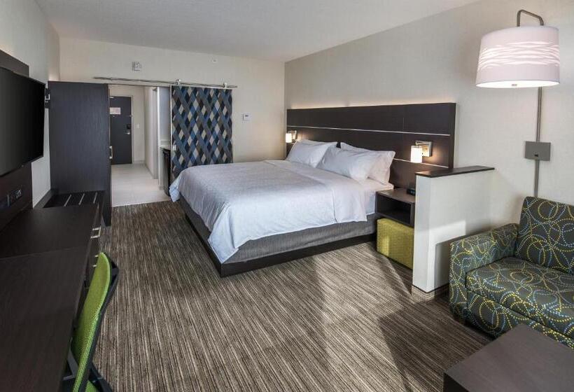 キングサイズベッドのスタンダードルーム, Holiday Inn Express & Suites Kelowna   East, An Ihg