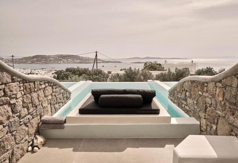 Люкс Deluxe Вид на Море, Olvos Luxury Suites Mykonos