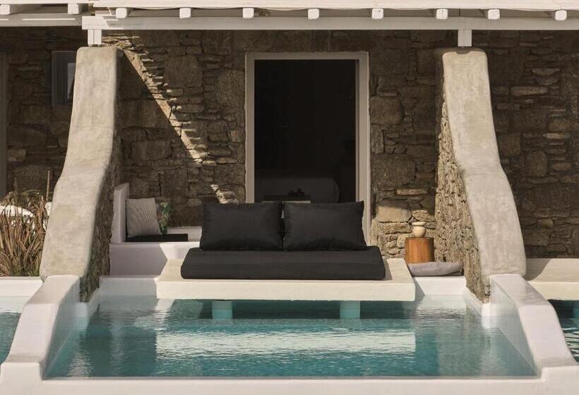Полулюкс с Бассейном, Olvos Luxury Suites Mykonos