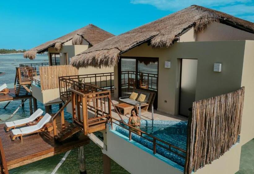 Suíte, Palafitos Overwater Bungalows Catamarán, Cenote & More Inclusive
