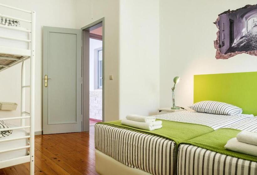 اتاق استاندارد چهارنفره با سرویس بهداشتی مشترک, Loulé Coreto Hostel