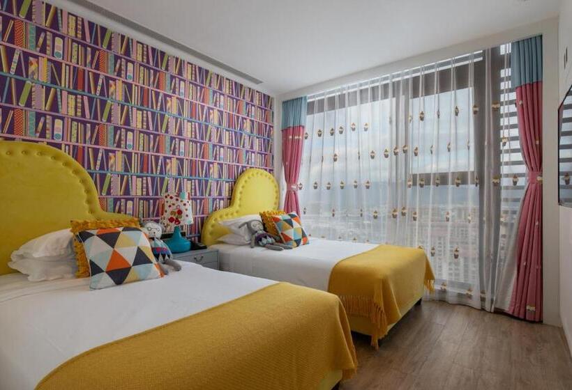 침실 2개 스위트, Mangrove Tree Resort World Sanya Bay  Elader Palm Tower