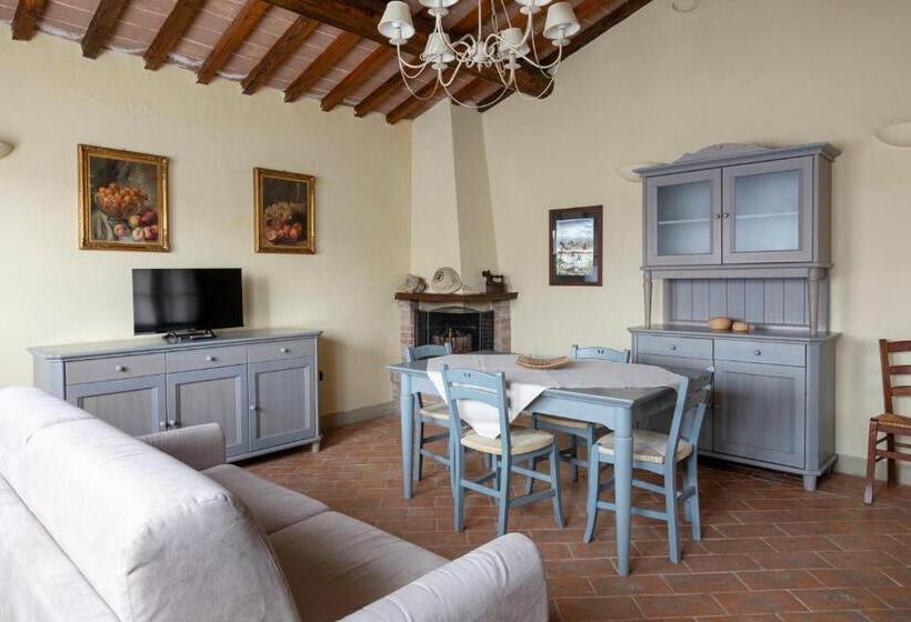 带1个卧室带泳池的公寓, Agriturismo Villetta Di Monterufoli