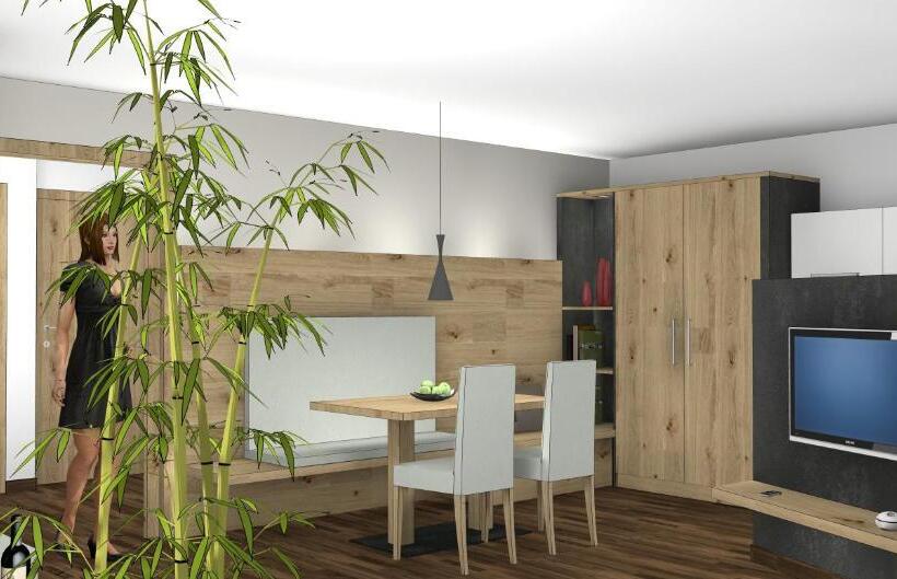 Апартаменты 1 Спальня с Террасой, Apartments Oberdorner