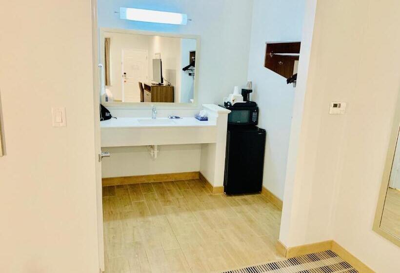 キングサイズベッドのスタンダードルーム, Americas Best Value Inn & Suites Porter North Houston