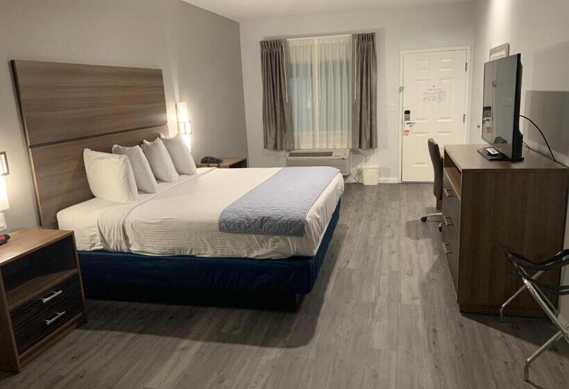 Номер Стандарт Кровать Кинг Адаптированный для Инвалидов, Americas Best Value Inn & Suites Porter North Houston