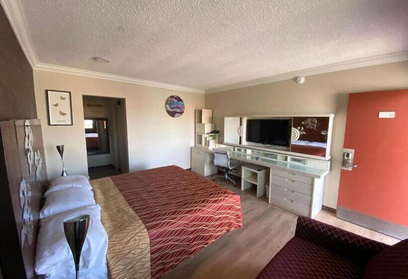 带大床的标准间, Villa Park Motel