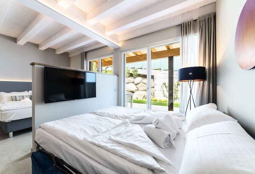 庭の見える１ベッドルームアパートメント, Lamasu Rioverde   Lago Di Garda