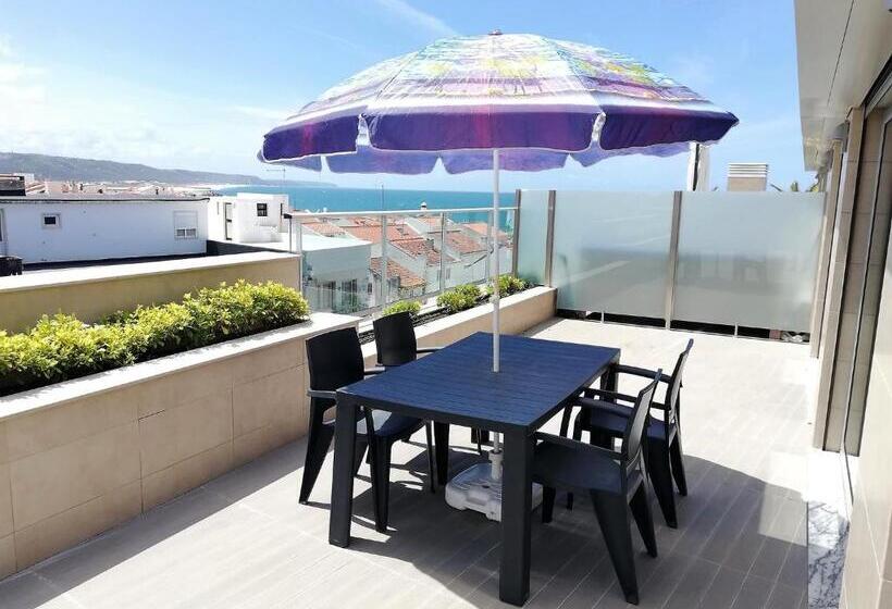 Апартаменты 1 Спальня с Террасой, Apartamentos Turisticos Da Nazare