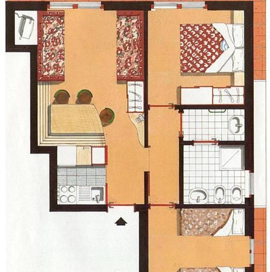 شقة سوبيريور غرفتين, Residence Orsa Maggiore