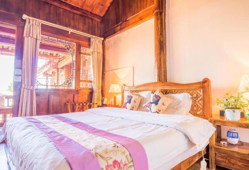 اتاق استاندارد با تخت بزرگ, Lijiang Three Wells Inn