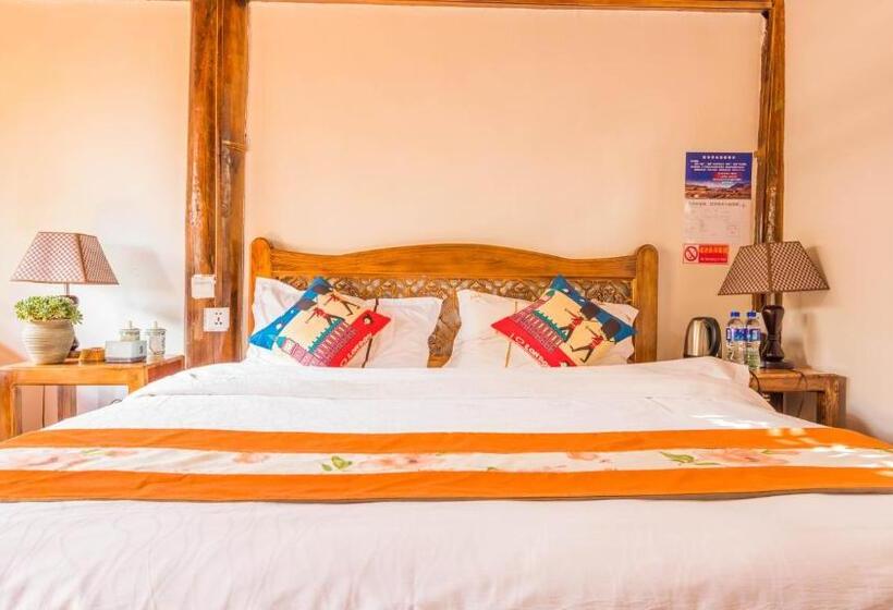 اتاق استاندارد با چشم‌انداز باغ, Lijiang Three Wells Inn