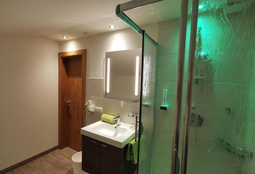 اتاق استاندارد با چشم‌انداز کوهستان, Oberauer Wagrain   Die Eco Familien Hotelpension B&b