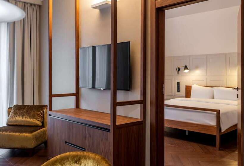 سوئیت با چشم‌انداز رودخانه, Radisson Hotel & Suites, Gdansk, Wyspa Spichrzów