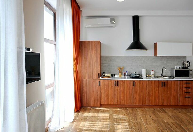 آپارتمان 1 خوابه با بالکن, Bfg Suites Apartments