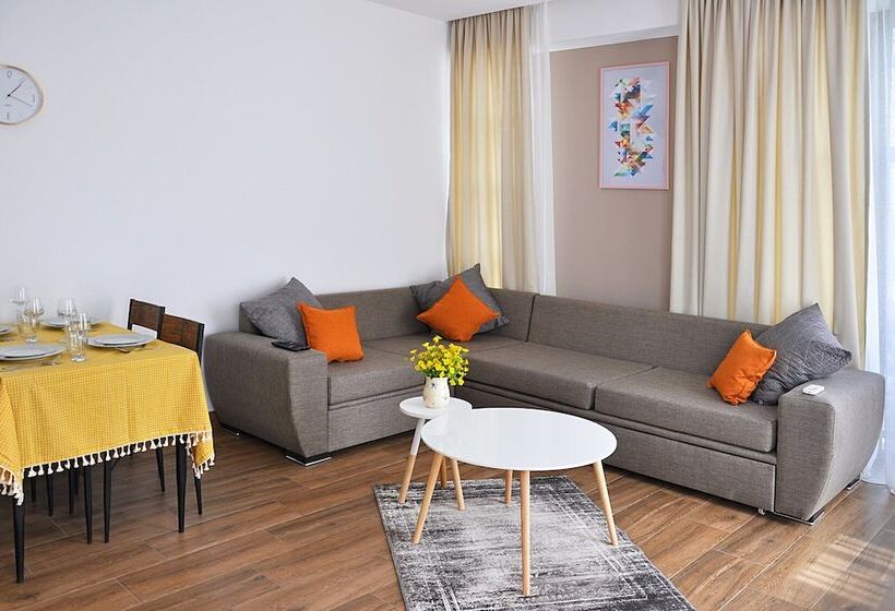 آپارتمان 1 خوابه با بالکن, Bfg Suites Apartments