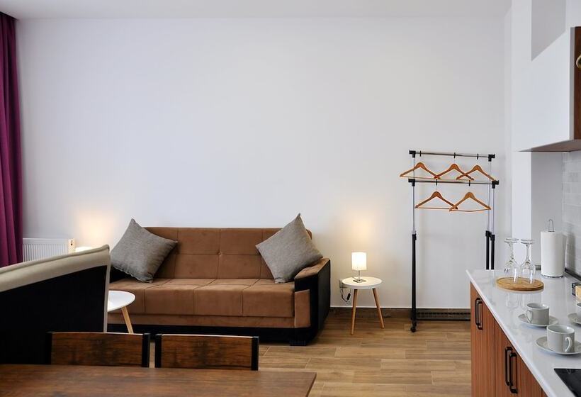آپارتمان 1 خوابه با تراس, Bfg Suites Apartments