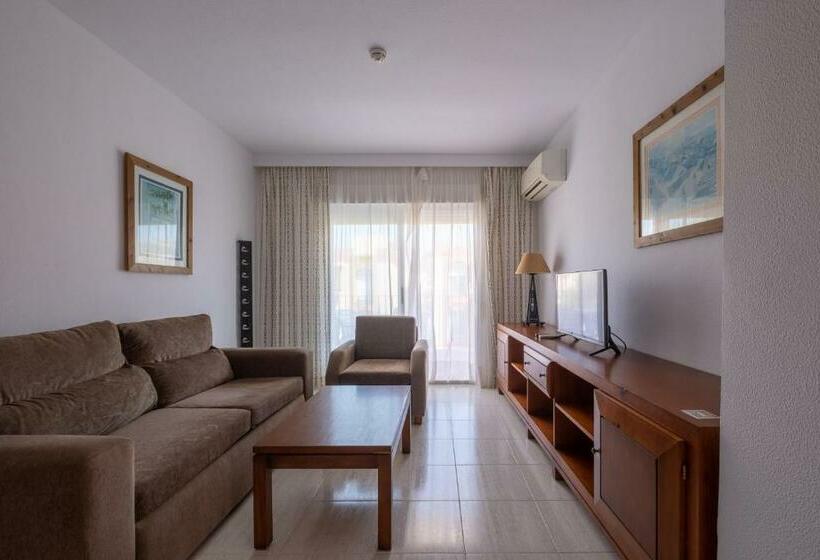شقة غرفة نوم واحدة ذات إطلالة جانبية على البحر, Aparthotel Las Dunas