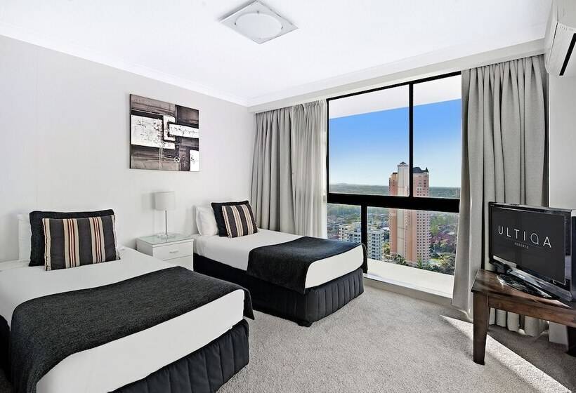 Апартаменты Пентхаус 1 Спальня, Ultiqa Beach Haven On Broadbeach