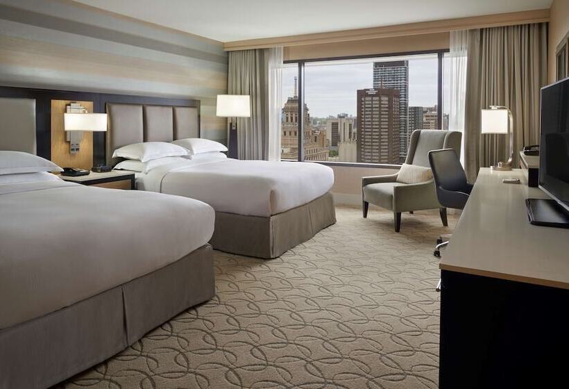 ２ダブルベッドのスタンダードルーム, Hilton Toronto