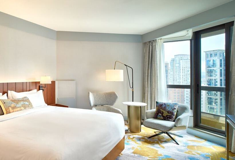 ダブルベッドスタンダードルーム, Metropolitan Hotel Vancouver