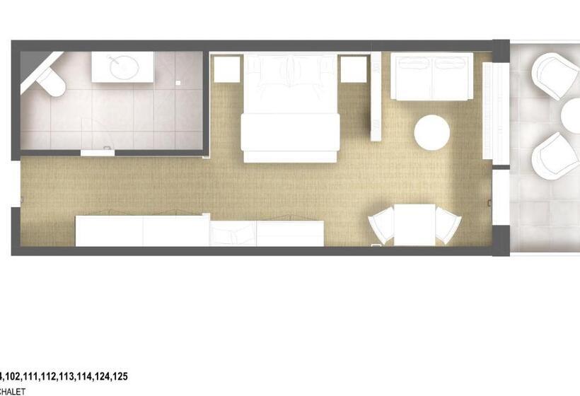 Quarto Deluxe Vista Montanha, Le Grand Chalet Gstaad
