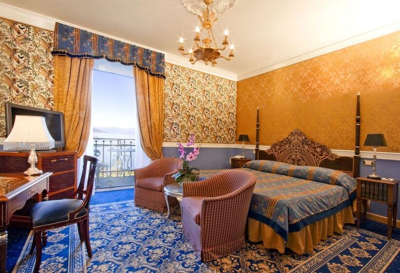اتاق استاندارد با چشم‌انداز دریاچه, Grand Hotel Des Iles Borromées & Spa