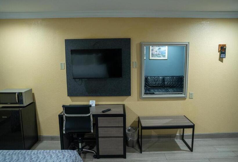 キングサイズベッドのスタンダードルーム, Americas Best Value Inn Fort Myers