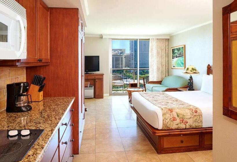 استودیو استاندارد با چشم‌انداز, Luana Waikiki Hotel & Suites