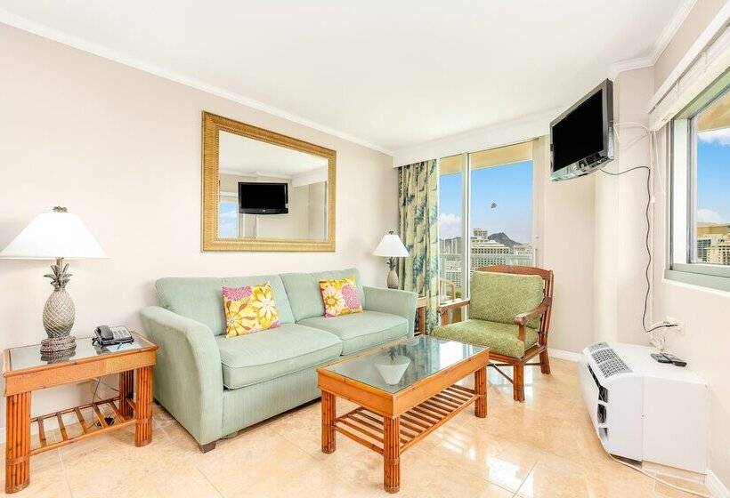 سوییت با چشم‌انداز دریا, Luana Waikiki Hotel & Suites