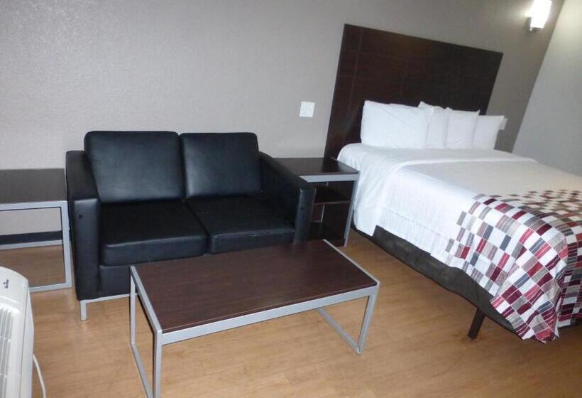 디럭스 룸 킹사이즈 침대, Red Roof Inn Corpus Christi North  Near Downtown