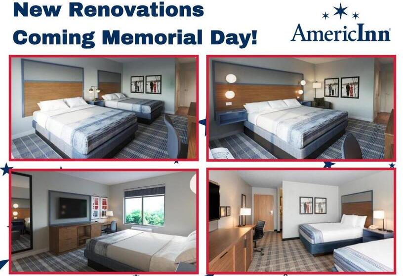 장애인을 위한 킹사이즈 침대 스탠다드 룸, Americinn By Wyndham Baxter Brainerd