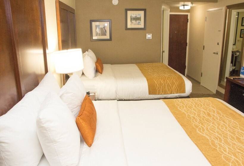 ２ダブルベッドのスタンダードルーム, Comfort Inn Atlanta Airport