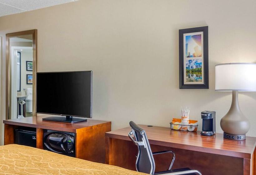 ２ダブルベッドのスタンダードルーム, Comfort Inn Atlanta Airport