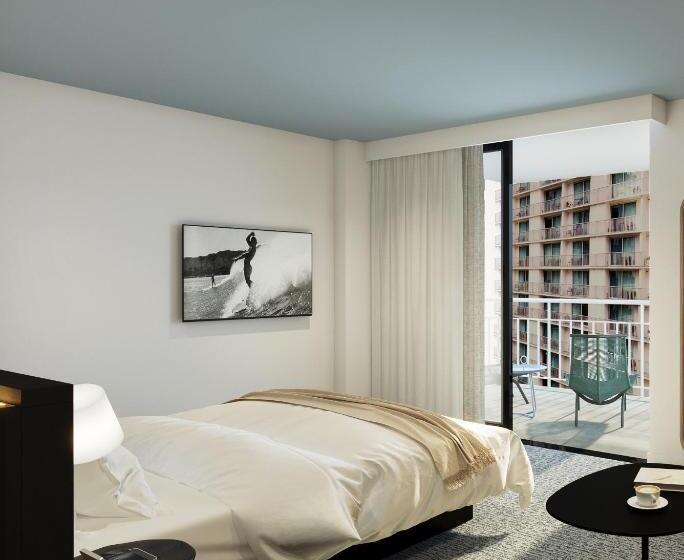 اتاق استاندارد با تخت بزرگ, Romer House Waikiki   Adults Only