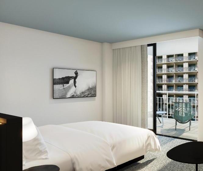 اتاق استاندارد با تخت بزرگ برای معلولان, Romer House Waikiki   Adults Only
