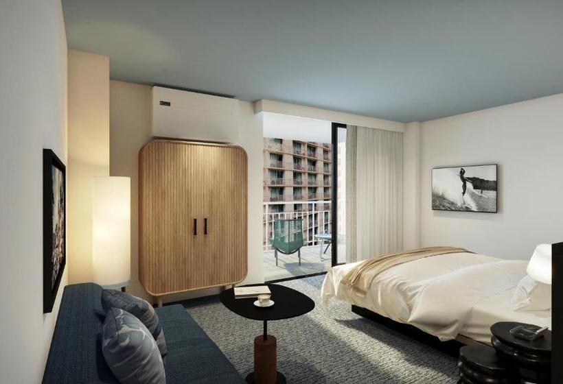 اتاق لوکس با تخت بزرگ, Romer House Waikiki   Adults Only