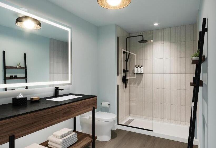 اتاق لوکس با تخت دو نفره بزرگ, Romer House Waikiki   Adults Only