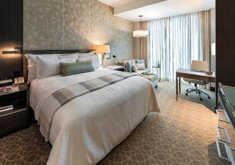 اتاق استاندارد با تخت بزرگ, Des Moines Marriott Downtown