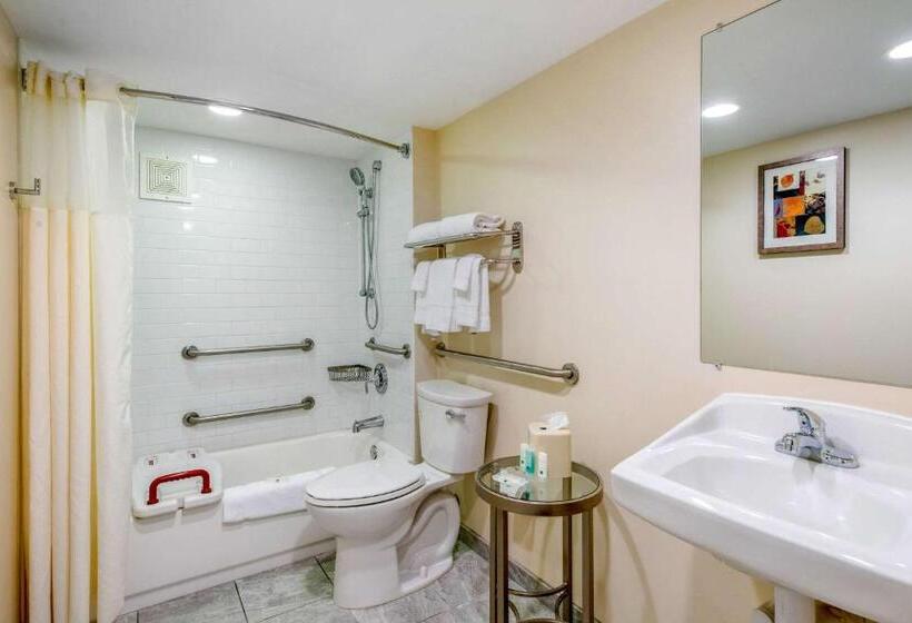 身障者適用キングサイズベッドルーム, Quality Inn Savannah Historic District