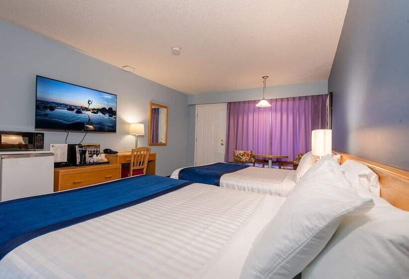 Номер Стандарт 2 Двуспальные Кровати, Ocean Crest Motel
