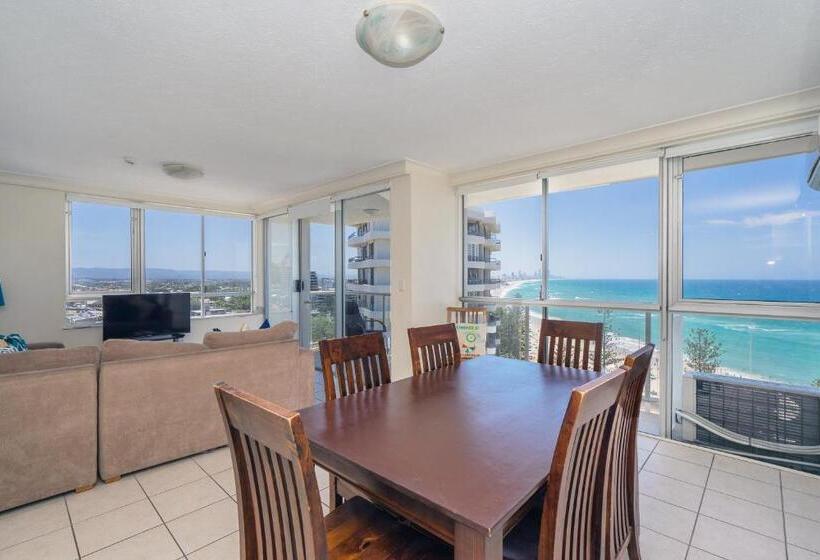 Апартаменты 2 Спальни Вид на Море, Burleigh Beach Tower
