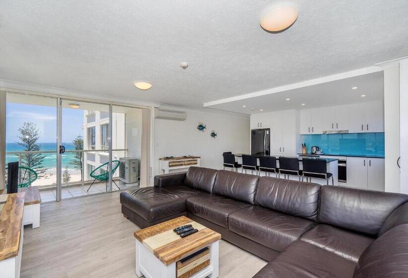Апартаменты 1 Спальня Вид на Море, Burleigh Beach Tower