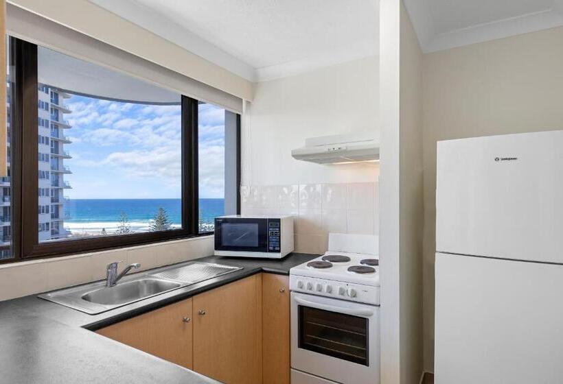 침실 1개 아파트, Pacific Resort Broadbeach