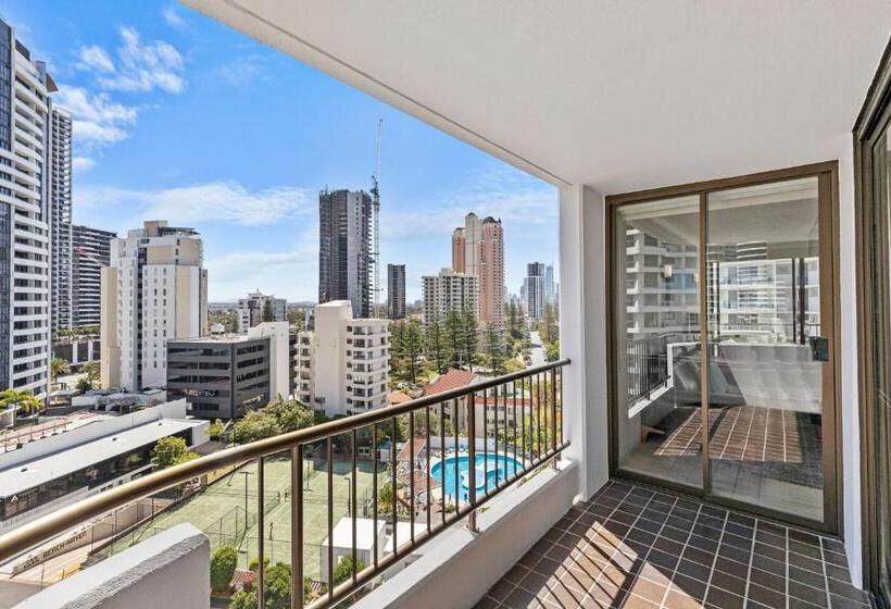 침실 2개 아파트, Pacific Resort Broadbeach